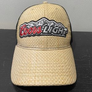 Coors Light Straw Hat